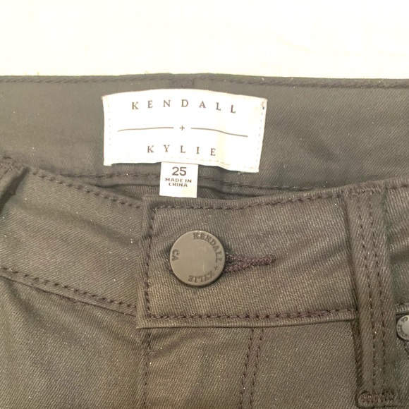 Kendall & Kylie Distressed Faux Leather Pants - Picture 2 of 5